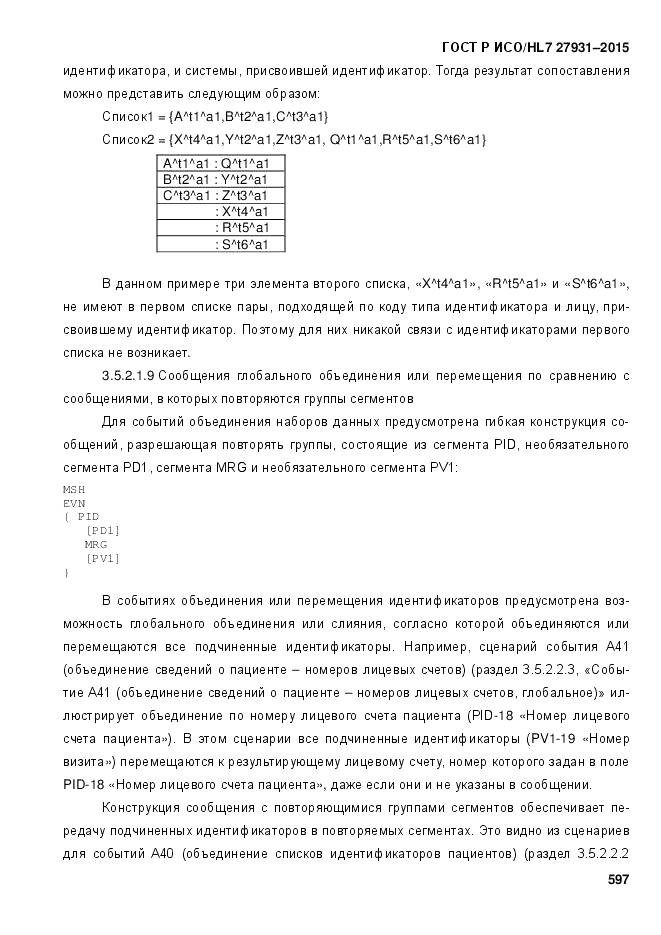 ГОСТ Р ИСО/HL 7 27931-2015, страница 604